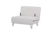 Lyria Sofa Bed Pearl White