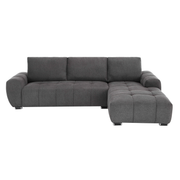 Tethra Corner Sofa Dark Grey