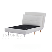 Soriel Sofa Bed Boucle White