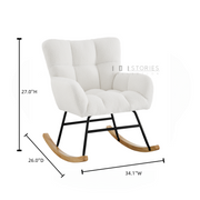Indra Rocking Chair White