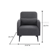 Rhyven Club Chair Grey