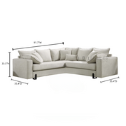 Vexis Sectional Sofa Beige