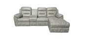 Rhylen Recliner Corner Sofa Medium Grey