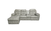 Rhylen Recliner Corner Sofa Medium Grey