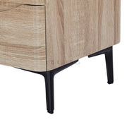 Indria Modern 2-Drawer Storage Cabinet