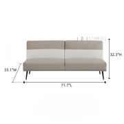 Kaelis Sofa Bed Flaxen and White