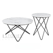 Nash Side Table White