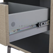 Sabren Modern Storage Cabinet with 1 Drawer