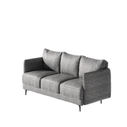 Elysian Sofa Dark Grey, Beige
