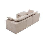 Mira Compressed L-Shaped Cloud Modular Sofa