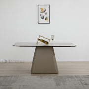 Vesperyn Rectangular Dining Table Cement Grey