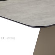 Vesperyn Rectangular Dining Table Cement Grey