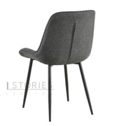 Caius Dining Chair Grey(4Pcs/1ctn)