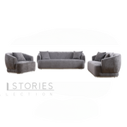 Navi Sofa Grey With 5 Cushions