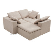 Mira Compressed L-Shaped Cloud Modular Sofa