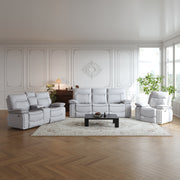 Aeloria Recliner Sofa Light Grey