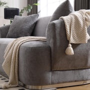 Navi Sofa Grey With 5 Cushions