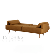 Liore Sofa Bed Pumpkin Colored