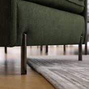 Lyra Sofa White, Dark Green