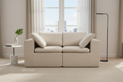 Mira Compressed L-Shaped Cloud Modular Sofa