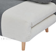 Elyssan Sofa Bed White And Grey