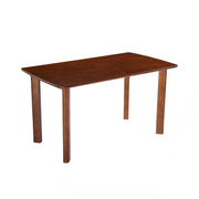 Darian Rectangular Dining Table Walnut Brown