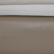 Navira Sofa Bed Pearl White and Milk Coffee