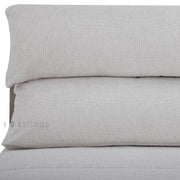 Navira Sofa Bed Pearl White and Milk Coffee