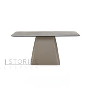 Vesperyn Rectangular Dining Table Cement Grey