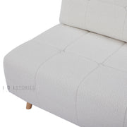 Soriel Sofa Bed Boucle White