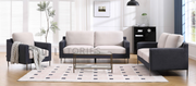 Zephyr Sofa Beige And Dark Grey