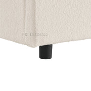 Nyssa Bed Frame with Sherpa Headboard