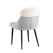 Leif Dining Chair Grey & Beige(2Pcs/1ctn)