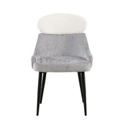 Leif Dining Chair Grey & Beige(2Pcs/1ctn)
