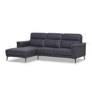 Zeyra Sectional Sofa Dark Grey