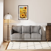 Elysian Sofa Dark Grey, Beige